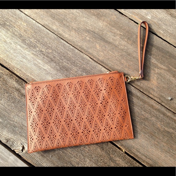 Aldo Handbags - Aldo brown cut out wrislet